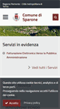 Mobile Screenshot of comune.sparone.to.it
